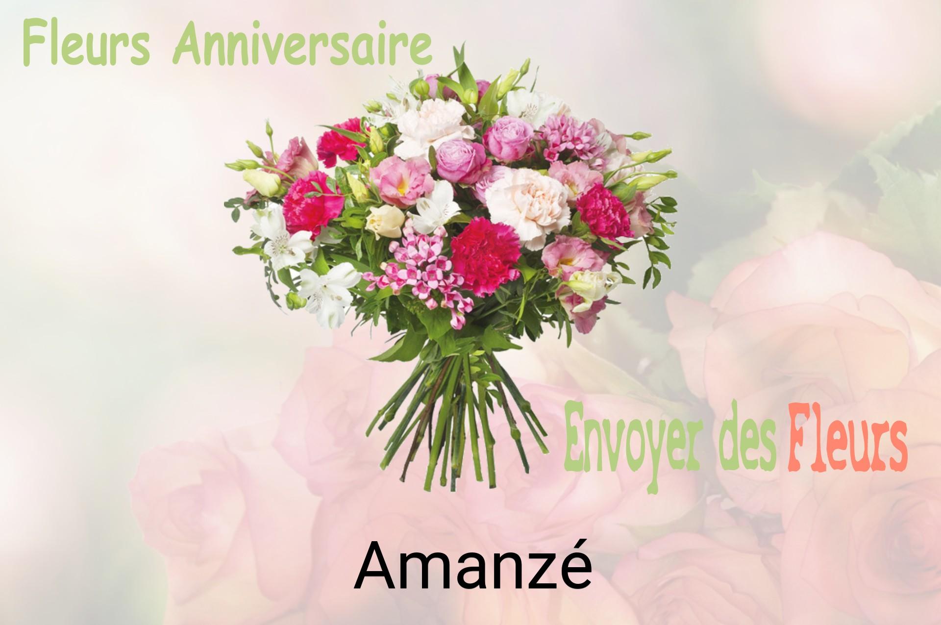 Bouquet de fleurs d’anniversaire livré à Amanzé